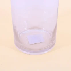 Ornami Vase cylindrique en verre transparent 15x40cm* Vase Décoratif