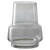 Seven Design Vase Décoratif Marbella, Gris, Verre, 15x15x19 cm,* Vase Décoratif