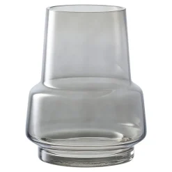Seven Design Vase Décoratif Marbella, Gris, Verre, 15x15x19 cm,* Vase Décoratif
