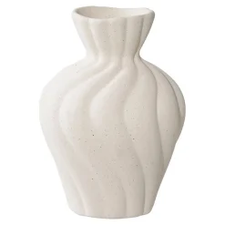 Seven Design Vase Décoratif Varese, Blanc, Céramique, 11x10,5x15 cm,* Vase Décoratif