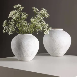 Venture Home Vase en grès Globe 14x25x23 cm - Type: Vase & soliflore* Vase Décoratif