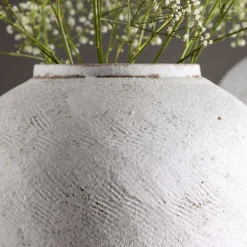 Venture Home Vase en grès Globe 14x25x23 cm - Type: Vase & soliflore* Vase Décoratif