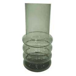 Ornami Vase en verre Lilea l.15 x H.30 cm vert* Vase Décoratif