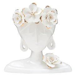 Outlet Mauro Ferretti Vase Femme Jeune Style moderne et chic Dimensions 21,7x14x21 cm