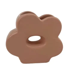 Best Ornami Vase fleur en céramique rose Ø13,4 x H.11,5cm