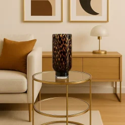 Sale Ornami Vase léopard 28cm, Paveo -