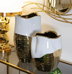 Outlet Mauro Ferretti Vase Lux Décoration luxueuse Diamètre 20 x 35 cm
