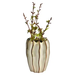Hot Eden Vase ondulée Design beige design et moderne