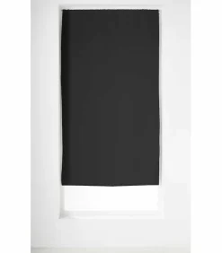 Enjoy Home Vitrage occultant uni noir - 60x120cm - Noir* Accessoire De Store
