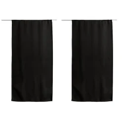 Enjoy Home Vitrage occultant uni noir - 60x120cm - Noir* Accessoire De Store