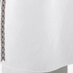 Online Linder Vitrages Passe-tringles à la paire Brodés "PIERROT" - 58x120cm - Taupe