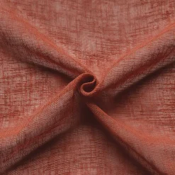 Outlet Home Maison Voilage - Effet lin fluide (140x240 cm - Terracotta)