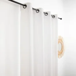 Sale Linder Voilage - Effet naturel avec fils en relief (145x240 cm - Ecru)