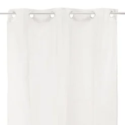 The Deco Factory Voilage à œillets en coton blanc 105x250* Voilage