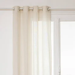 Atmosphera Créateur D'Intérieur Voilage Alla - lin - beige - 140x240 cm - Atmosphera* Voilage