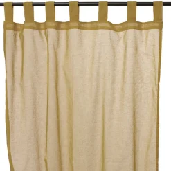 Sale The Deco Factory Voilage en coton à pattes taupe 110x250
