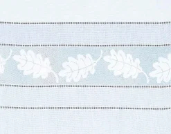 Linder Voilage "Feuille de Chêne" à Galon Fronceur (300x240 cm - Blanc)* Voilage