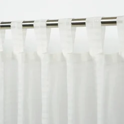 Sale GoodHome Voilage Tolok blanc l.140 x H.260 cm
