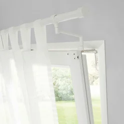 Sale GoodHome Voilage Tolok blanc l.140 x H.260 cm