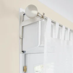 Sale GoodHome Voilage Tolok blanc l.140 x H.260 cm