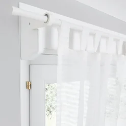 Sale GoodHome Voilage Tolok blanc l.140 x H.260 cm