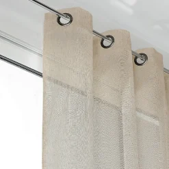 Clearance Linder Voilage Kaolin Grande Largeur - 300x250cm - Naturel