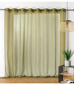 Linder Voilage Kaolin Grande Largeur - 300x250cm - Vert kaki* Voilage