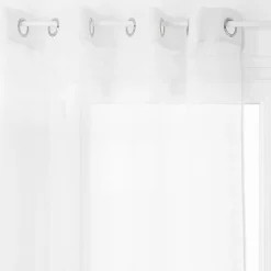 Atmosphera Voilage "Moly" tamisant 135 x 240 cm - Blanc* Rideau Thermique