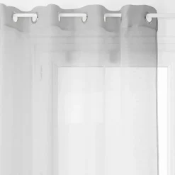 Atmosphera Voilage "Moly" tamisant 135 x 240 cm - Gris* Rideau Thermique