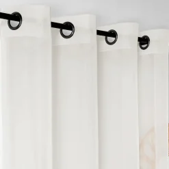 Linder Voilage tamisant uni et doux (145x240 cm - Beige)