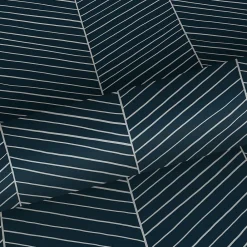 Walls4You papier peint chevron bleu - 53 cm x 10.05 m - 935324* Papier Peint Géométrique