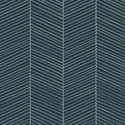 Walls4You papier peint chevron bleu - 53 cm x 10.05 m - 935324* Papier Peint Géométrique