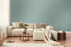 Sale Walls4You papier peint chevron vert menthe - 53 cm x 10.05 m - 935323