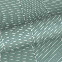 Sale Walls4You papier peint chevron vert menthe - 53 cm x 10.05 m - 935323