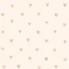 Best Walls4You papier peint confettis de coeurs beige et or - 53 cm x 10.05 m - 935291