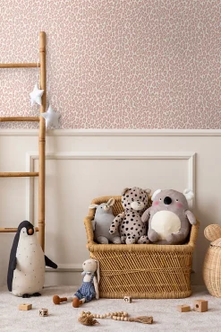 Online Walls4You papier peint peau de léopard rose - 53 cm x 10.05 m - 935282
