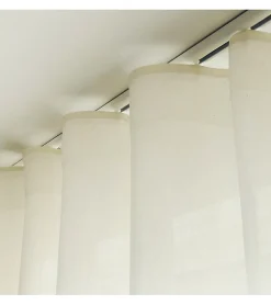 Best Secodir WAVE - Tringle Rail - L. 5 m - Ouverture Centrale - Effet Vague