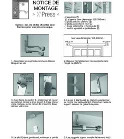 Online Secodir XPRESS - Kit Tringle Extensible Sans Perçage diamètre 19 x 110 à 210 cm